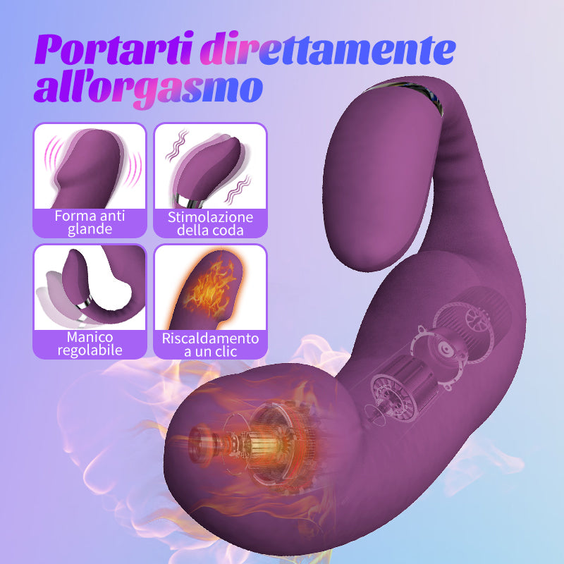 Heating Vibrator Clit Rubbing Massager
