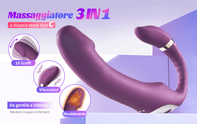 Heating Vibrator Clit Rubbing Massager