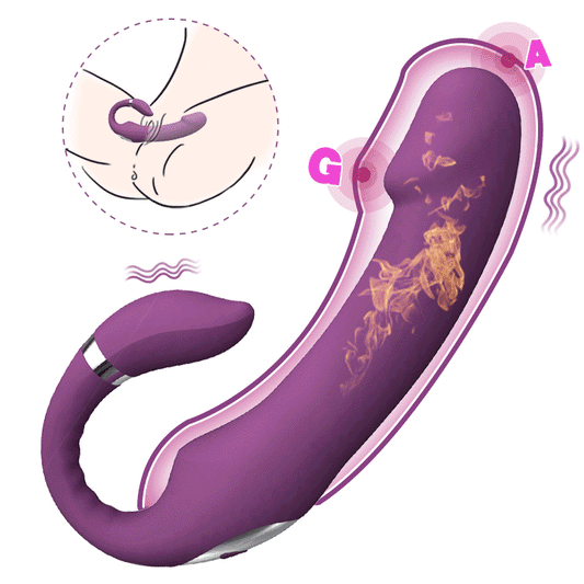 Heating Vibrator Clit Rubbing Massager